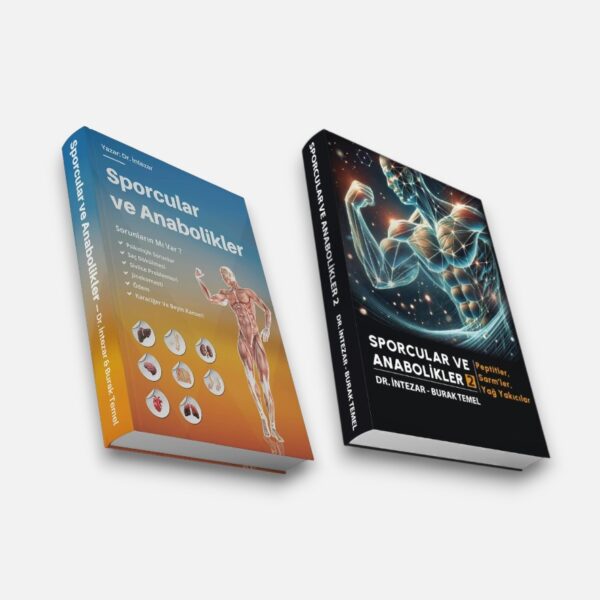 SPORCULAR VE ANABOLIKLER 1&2 KITAP SETI – DR. İNTEZAR & BURAK TEMEL